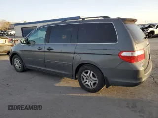 2007 Honda Odyssey EX-L with VIN 5FNRL38727B120069, listed as a Copart auction lot 89003625 with 234,863 mi miles and Salvage Title. Bid and sale history available at carsss.com. Image 2.