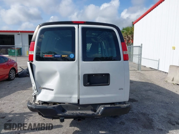 2019 Chevrolet Express Cargo with VIN 1GCWGAFP9K1275590, listed as a IAAI auction lot 42456223 with 138,887 mi miles and . Bid and sale history available at DreamBid. Image 16.