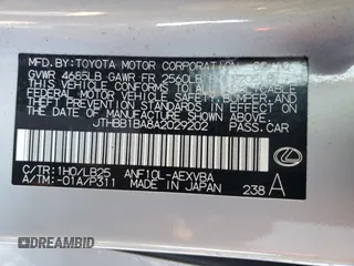 2010 Lexus HS with VIN JTHBB1BA8A2029202, listed as a Copart auction lot 76804194 with 194,925 mi miles and Salvage Title. Bid and sale history available at carsss.com. Image 15.