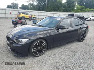 2015 BMW 3 Series 335i with VIN WBA3A9C52FK473141, listed as a Copart auction lot 60675735 with 107,128 mi miles and Salvage title. Bid and sale history available at DreamBid. Image 1.