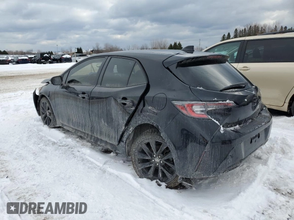 2022 Toyota Corolla Hatchback with VIN JTNK4MBE7N3186182, listed as a Copart auction lot 44306005 with 34,883 mi miles and Clean Title. Bid and sale history available at carsss.com. Image 2.