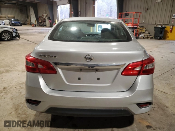 2017 Nissan Sentra S with VIN 3N1AB7AP0HY375622, listed as a Copart auction lot 46664685 with 74,703 mi miles and Salvage Title. Bid and sale history available at carsss.com. Image 6.