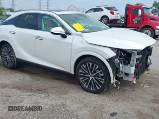 2024 Lexus RX 350 z VIN 2T2BAMCA1RC044332, wystawiony jako IAAI lot #42266555 z przebiegiem 9 949 mil mil oraz . Historia ofert i sprzedaży dostępna na DreamBid. Obrazek 1.