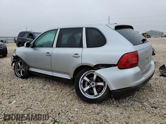 2004 Porsche Cayenne S with VIN WP1AB29P84LA66793, listed as a Copart auction lot 43634485 with 0 mi miles and Salvage Title. Bid and sale history available at carsss.com. Image 2.