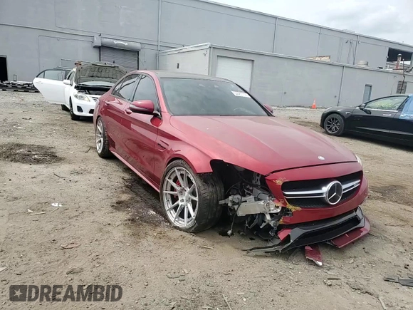 2017 Mercedes-Benz C 63 S AMG с VIN 55SWF8HB0HU187460, выставлен на аукционе Copart как лот 54487155 с пробегом 51 197 миль миль и Списание • Salvage title. История ставок и продаж доступна на DreamBid. Изображение 13.