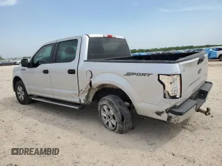 2017 Ford F-150 XL with VIN 1FTEW1C88HKE35781, listed as a Copart auction lot 51852305 with 91,412 mi miles and Salvage Title. Bid and sale history available at carsss.com. Image 2.