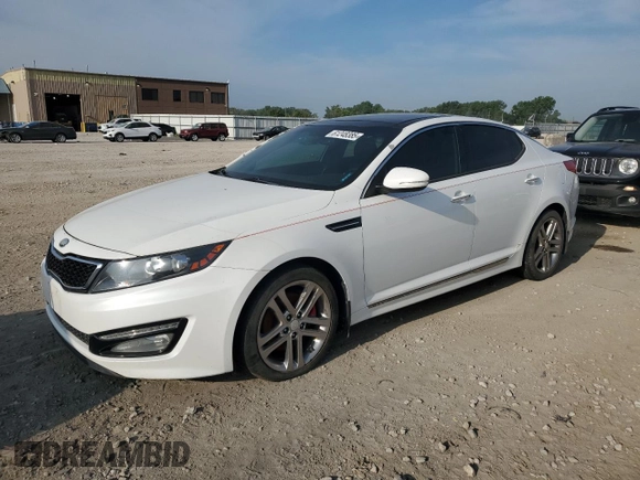 2013 Kia Optima SX with VIN 5XXGR4A68DG144821, listed as a Copart auction lot 61248385 with 143,043 mi miles and Clean title. Bid and sale history available at DreamBid. Image 1.