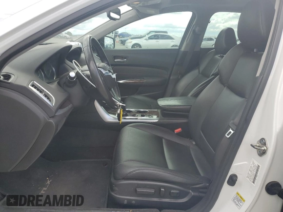 2016 Acura TLX with VIN 19UUB1F31GA003854, listed as a Copart auction lot 56863175 with 82,244 mi miles and Salvage title. Bid and sale history available at DreamBid. Image 7.