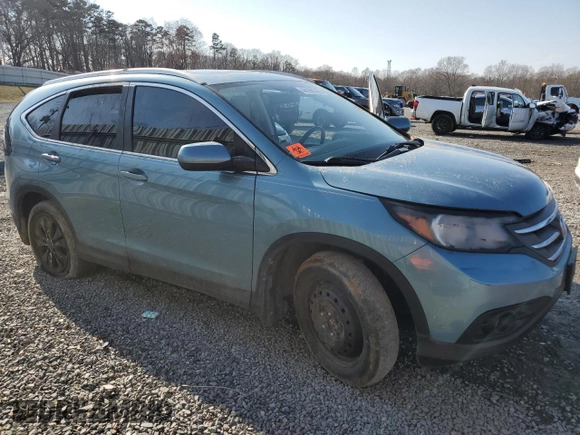 2014 Honda CR-V EX-L with VIN 2HKRM4H72EH647157, listed as a Copart auction lot 44168745 with 136,981 mi miles and Salvage Title. Bid and sale history available at carsss.com. Image 4.