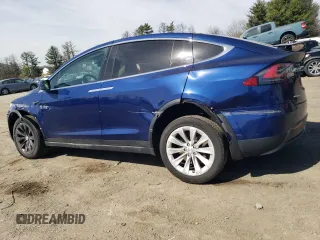 2017 Tesla Model X 90D z VIN 5YJXCDE22HF040293, wystawiony jako Copart lot #48324025 z przebiegiem 53 515 mil mil oraz Szkody całkowita. Historia ofert i sprzedaży dostępna na DreamBid. Obrazek 2.