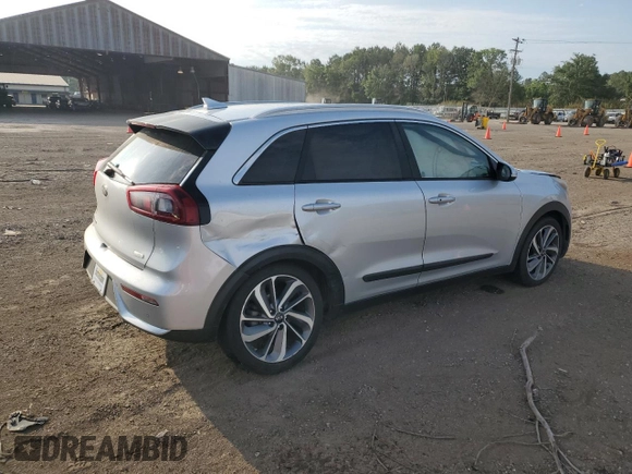 2017 Kia Niro Touring with VIN KNDCE3LCXH5066284, listed as a Copart auction lot 56571654 with 81,702 mi miles and Salvage Title. Bid and sale history available at carsss.com. Image 3.
