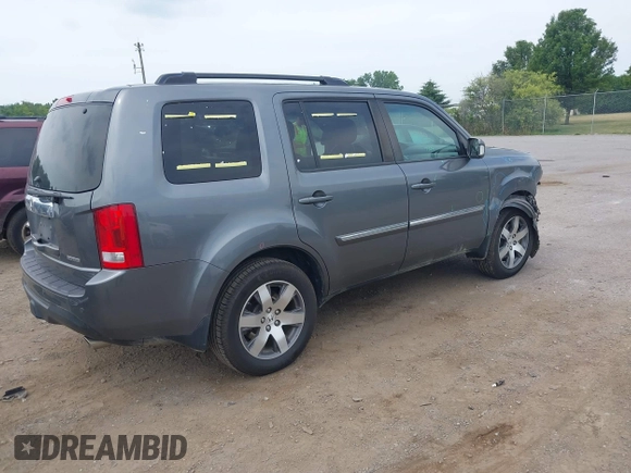 2013 Honda Pilot Touring with VIN 5FNYF3H9XDB024500, listed as a IAAI auction lot 42683695 with 151,441 mi miles and . Bid and sale history available at DreamBid. Image 4.