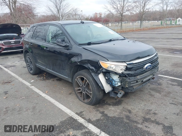 2014 Ford Edge SEL with VIN 2FMDK3JC2EBB19711, listed as a IAAI auction lot 40906115 with 125,027 mi miles. Bid and sale history available at carsss.com. Image 1.