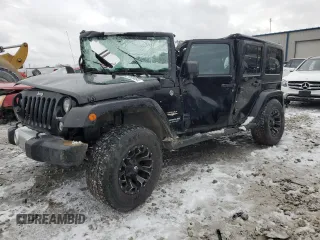 2015 Jeep Wrangler Unlimited Sahara with VIN 1C4HJWEG1FL641741, listed as a Copart auction lot 82763464 with 0 mi miles and Clean Title. Bid and sale history available at carsss.com. Image 1.