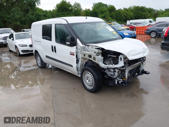 2022 Ram ProMaster City Cargo Tradesman with VIN ZFBHRFAB9N6Y61258, listed as a IAAI auction lot 42105399 with 16,106 mi miles and . Bid and sale history available at carsss.com. Image 1.