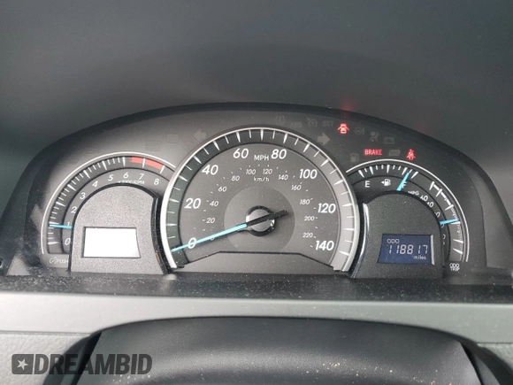 2012 Toyota Camry L with VIN 4T4BF1FK0CR176955, listed as a Copart auction lot 54758565 with 118,817 mi miles and Salvage Title. Bid and sale history available at DreamBid. Image 9.