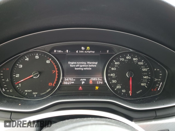 2018 Audi A4 Premium Plus с VIN WAUENAF42JA153821, выставлен на аукционе Copart как лот 57150955 с пробегом 54 792 миль миль и Списание • Salvage title. История ставок и продаж доступна на DreamBid. Изображение 9.