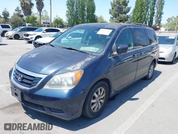 2009 Honda Odyssey EX-L with VIN 5FNRL386X9B409419, listed as a IAAI auction lot 42177197 with 190,827 mi miles. Bid and sale history available at carsss.com. Image 6.