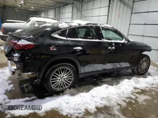 2024 Mercedes-Benz GLC with VIN W1NKJ4HB3RF123698, listed as a Copart auction lot 43623185 with 0 mi miles and Salvage Title. Bid and sale history available at carsss.com. Image 3.