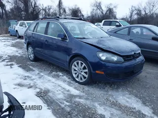 2012 Volkswagen Jetta SportWagen TDI with VIN 3VWPL7AJ7CM696165, listed as a IAAI auction lot 41359215 with 204,113 mi miles. Bid and sale history available at carsss.com. Image 1.