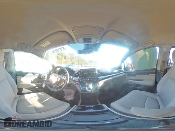 2019 Honda Odyssey EX with VIN 5FNRL6H57KB087417, listed as a Copart auction lot 83984874 with 89,909 mi miles and Salvage title. Bid and sale history available at DreamBid. Image 15.