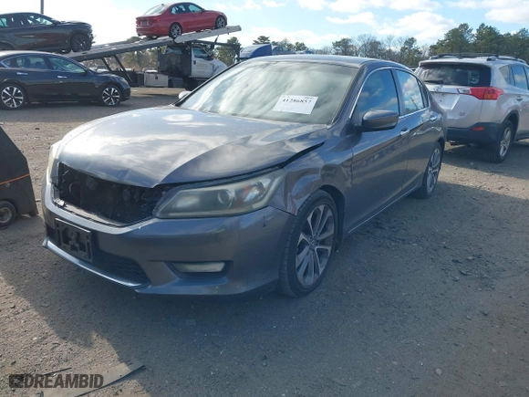 2014 Honda Accord Sedan Sport with VIN 1HGCR2F54EA216423, listed as a IAAI auction lot 41286857 with 169,984 mi miles. Bid and sale history available at carsss.com. Image 17.