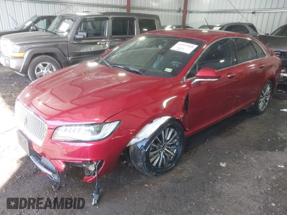 2019 Lincoln MKZ Standard with VIN 3LN6L5A90KR618073, listed as a IAAI auction lot 41819968 with 66,256 mi miles. Bid and sale history available at carsss.com. Image 2.