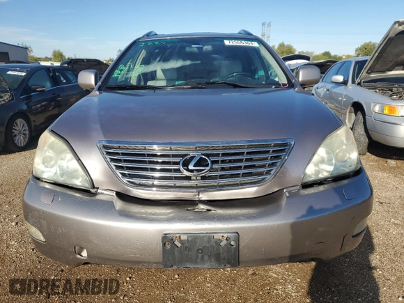 2005 Lexus RX 330 with VIN JTJHA31U150097880, listed as a Copart auction lot 72556304 with 169,272 mi miles and Salvage Title. Bid and sale history available at carsss.com. Image 5.