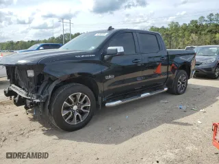 2019 Chevrolet Silverado 1500 LT with VIN 3GCPWCED3KG160866, listed as a Copart auction lot 50388355 with 150,419 mi miles and Salvage Title. Bid and sale history available at carsss.com. Image 1.