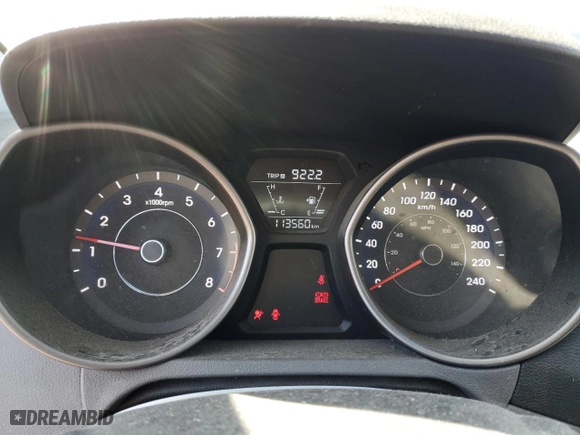 2014 Hyundai Elantra SE with VIN 5NPDH4AE5EH534102, listed as a Copart auction lot 51253335 with 113,560 mi miles and Clean Title. Bid and sale history available at carsss.com. Image 9.