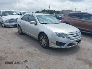 2012 Ford Fusion SEL with VIN 3FAHP0JG7CR302910, listed as a IAAI auction lot 42100004 with 215,761 mi miles. Bid and sale history available at carsss.com. Image 1.