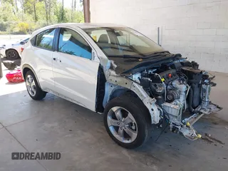 2022 Honda HR-V LX with VIN 3CZRU6H33NM725801, listed as a IAAI auction lot 42188149 with 27,981 mi miles and . Bid and sale history available at DreamBid. Image 1.