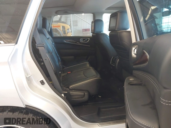 2017 Infiniti QX60 with VIN 5N1DL0MM3HC525307, listed as a IAAI auction lot 41578552 with 54,313 mi miles and . Bid and sale history available at DreamBid. Image 8.