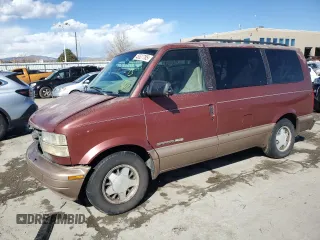 1999 GMC Safari with VIN 1GKEL19W2XB506085, listed as a Copart auction lot 45527785 with 213,594 mi miles and Salvage Title. Bid and sale history available at carsss.com. Image 1.