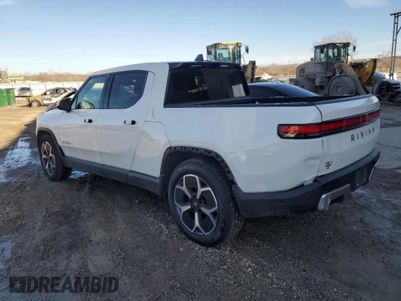 2023 Rivian R1T Adventure z VIN 7FCTGAAA9PN021913, wystawiony jako Copart lot #46222995 z przebiegiem 41 888 mil mil oraz Szkody całkowita. Historia ofert i sprzedaży dostępna na DreamBid. Obrazek 2.