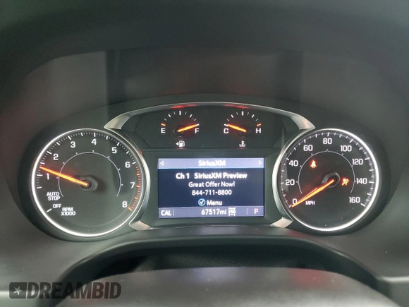 2023 GMC Acadia SLT with VIN 1GKKNUL46PZ141245, listed as a Copart auction lot 53434805 with 67,517 mi miles and Clean Title. Bid and sale history available at DreamBid. Image 9.