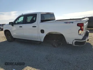 2022 Chevrolet Silverado 1500 Custom with VIN 1GCPDBEK6NZ640645, listed as a Copart auction lot 52399385 with 35,464 mi miles and Salvage Title. Bid and sale history available at carsss.com. Image 2.