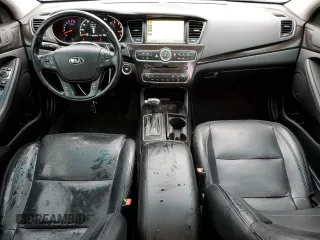 2016 Kia Cadenza Premium with VIN KNALN4D76G5211243, listed as a Copart auction lot 81663394 with 123,177 mi miles and Salvage Title. Bid and sale history available at carsss.com. Image 8.
