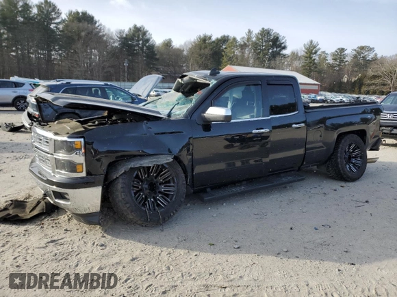 2015 Chevrolet Silverado 1500 LTZ with VIN 1GCVKSECXFZ333468, listed as a Copart auction lot 41602115 with 195,733 mi miles and Salvage Title. Bid and sale history available at carsss.com. Image 1.