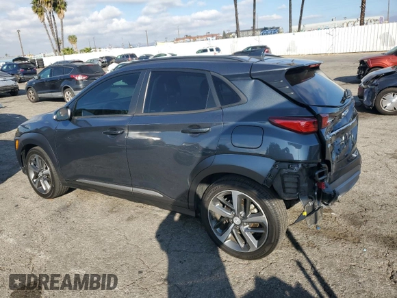 2020 Hyundai Kona Limited z VIN KM8K33A54LU434443, wystawiony jako Copart lot #88920045 z przebiegiem 108 000 mil mil oraz Szkoda całkowita • Salvage title. Historia ofert i sprzedaży dostępna na DreamBid. Obrazek 2.