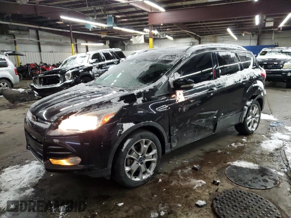 2015 Ford Escape Titanium with VIN 1FMCU0J91FUA41653, listed as a Copart auction lot 88871205 with 128,971 mi miles and Salvage Title. Bid and sale history available at DreamBid. Image 1.