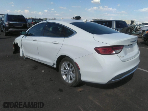 2015 Chrysler 200 Limited with VIN 1C3CCCAB3FN720785, listed as a IAAI auction lot 39093026 with 64,504 mi miles. Bid and sale history available at carsss.com. Image 3.