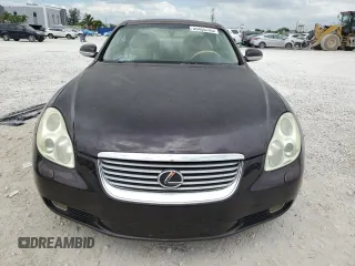2002 Lexus SC 430 z VIN JTHFN48Y720002987, wystawiony jako Copart lot #55450785 z przebiegiem 91 164 mil mil oraz Szkody całkowita. Historia ofert i sprzedaży dostępna na DreamBid. Obrazek 5.