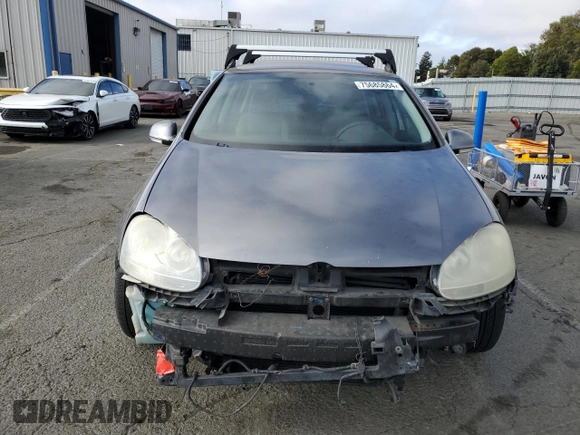 2008 Volkswagen Rabbit S with VIN WVWDB71K58W209036, listed as a Copart auction lot 75685864 with 221,175 mi miles and Salvage title. Bid and sale history available at DreamBid. Image 5.