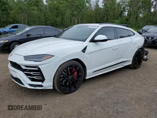 2022 Lamborghini Urus z VIN ZPBCA1ZL8NLA19732, wystawiony jako Copart lot #65918344 z przebiegiem 22 122 mil mil oraz Szkody całkowita. Historia ofert i sprzedaży dostępna na DreamBid. Obrazek 1.