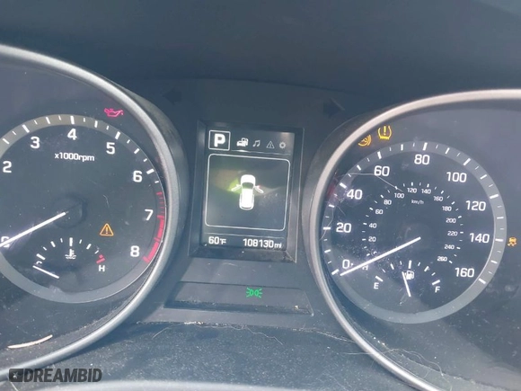 2018 Hyundai Santa Fe Sport 2.4L with VIN 5XYZTDLB0JG573009, listed as a IAAI auction lot 39584587 with 108,130 mi miles. Bid and sale history available at carsss.com. Image 7.