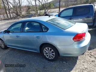 2012 Volkswagen Passat S w/Appearance with VIN 1VWAP7A39CC103581, listed as a IAAI auction lot 41837612 with 190,125 mi miles. Bid and sale history available at carsss.com. Image 14.
