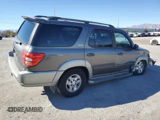 2003 Toyota Sequoia SR5 with VIN 5TDZT34A93S201187, listed as a Copart auction lot 46614545 with 232,580 mi miles and Salvage Title. Bid and sale history available at carsss.com. Image 3.