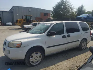 2007 Chevrolet Uplander LS Fleet with VIN 1GNDV23107D181601, listed as a Copart auction lot 63885724 with 226,236 mi miles and Non Repairable. Bid and sale history available at carsss.com. Image 1.