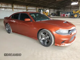 2020 Dodge Charger Scat Pack Widebody z VIN 2C3CDXGJ9LH226180, wystawiony jako Copart lot #59162895 z przebiegiem 1 661 mil mil oraz Czysty tytuł • Clean title. Historia ofert i sprzedaży dostępna na DreamBid. Obrazek 4.